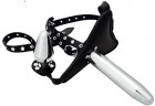 Gode Ceinture Godemichets Sextoys Femme Gode Ceinture Double Cuir et Aluminium
