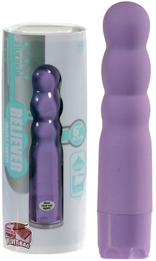 Vibromasseur mauve Silk Skin