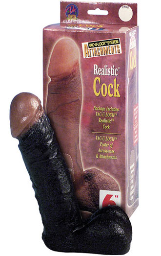 Gode Black Vac U Lock 18 cm