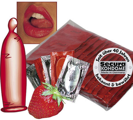 50 Pr�servatifs A la Fraise