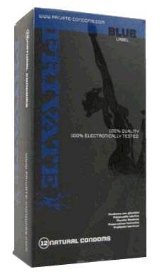 12 Preservatifs Private Blue Label