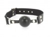Baillon Cuir Balle Silicone
