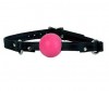 Ball Gag Cuir Balle Latex Molle