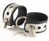 Menottes Poignets Metal Cuir