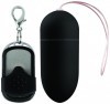 Oeuf vibrant t�l�command� 10 vitesses noir 8cm �3