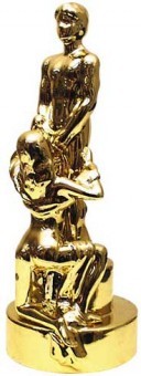 Statue Fellation Couleur Or