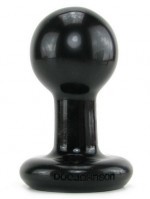 Anal Plug Tête Ronde Noir 9-11cm ø5-5,5