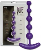 Chapelet Anal Pure Mauve Silicone 18cm ø2