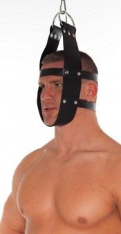 Masque Cuir Avec Attaches De Suspension