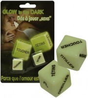 Dés Erotiques Phosphorescents Dés Erotiques Phosphorescents