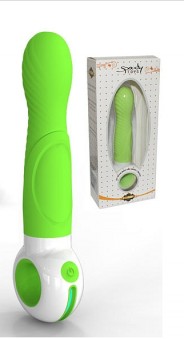 Vibromasseur Silicone Vert
