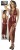 Robe bordeaux vinyle � lacage