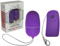 Oeuf vibrant télécommandé 10 vitesses violet 6cm ø3 Oeuf vibrant télécommandé 10 vitesses violet 6cm ø3
