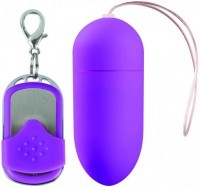 Oeuf vibrant télécommandé 10 vitesses violet 8cm ø3