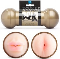 Masturbateur Double Haltères 16cm