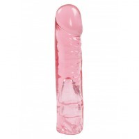 Gode Jelly Rose Vac U Lock 19cm ø4 Gode Jelly Rose Vac U Lock 19cm ø4