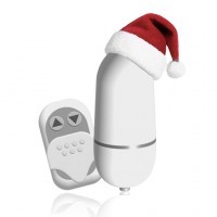 Oeuf vibrant télécommandé 10 vitesses Noël 7cm ø3,5