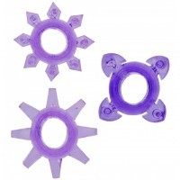 Pack 3 Cockrings ø1