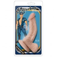 Gode Ventouse Loverboy Monsieur l'Agent 18cm ø3,5