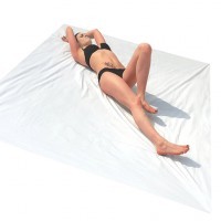 Drap Blanc Laqué 230cmx200cm