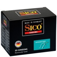 Préservatifs Spermicides Sico x50