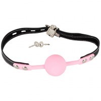Bâillon Boule en Silicone Rose ø4