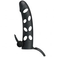 Gaine Pénis Vibrante Pretty Love 15cm ø3