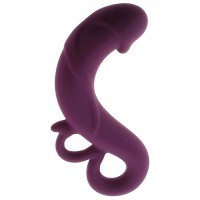 Dildo Spécial Point-G Bifinger Pourpre 14cm ø3