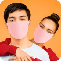 Masque Covid Rose Lavable Masque Covid Rose Lavable