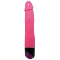 Vibromasseur Colorful Rose Sex Experience 24cm ø4