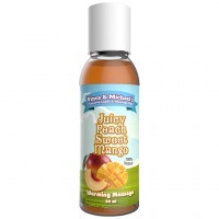 Huile de Massage Chauffante Vince et Mickael Pêche Mangue 50mL