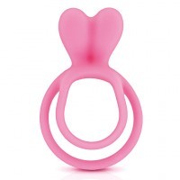 Anneau de Pénis Double Cockring Rose ø3