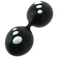 Boules de Geisha Noires Blanches ø3,5