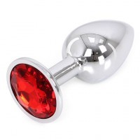 Buttplug Aluminium Rouge Small 6cm ø3