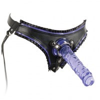 Gode-Ceinture Femme à Froufrou 19cm ø4