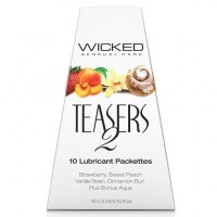 Pack de 10 lubrifiants 3mL Wicked