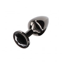 Plug Anal Bijou Taille S Noir 7cm ø2,5