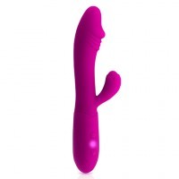 Vibromasseur Rabbit Point-G Becca Rose 18cm ø3,5