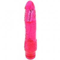 Vibromasseur Réaliste Flexible Rose 22 cm ø4