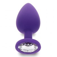 Plug Large Diamond Booty Jewel Violet ø4