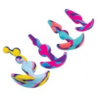 4 In 1 Butt Plug Multicolor