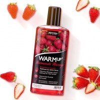 Huile Chauffante Comestible Fraise 150mL