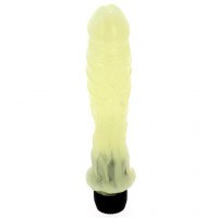 Vibromasseur Réaliste Fluorescent 24cm ø4