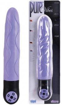 Vibromasseur Joy Time Wave mauve waterproof