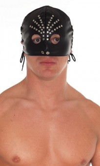 Masque Cuir Rivets