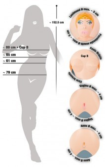 Poupe Gonflable Blonde Elements Storm