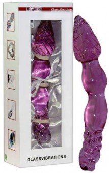 Double Godemichet En Verre