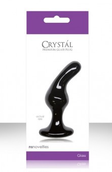 Plug Crystal Premium Glass Black