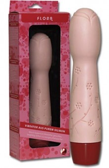 Vibromasseur Flora Rose En Silicone