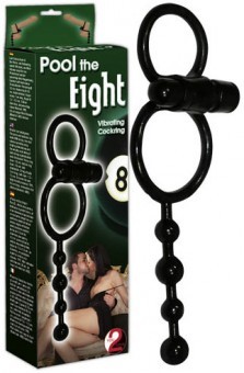 Cockring Vibrant Double et Boules Anales